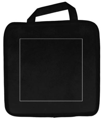 Stadionkussen - 30 x 30 cm non woven PP - met hengsel en opbergvak - Bedrukking