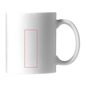 Bahia mok 330ml - keramiek - wit - in geschenkverpakking - Gravering