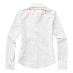 Elevate Vaillant Oxford blouse - dames - katoen - 142 g/m² - lange mouwen - Achterzijde