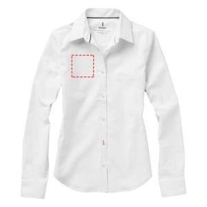Elevate Vaillant Oxford blouse - dames - katoen - 142 g/m² - lange mouwen - Borst