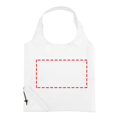 Bungalow winkeltas - polyester - 210D - 38 x 40 cm - 7L - met trekkoord - opvouwbaar - 1 t/m 4 kleuren