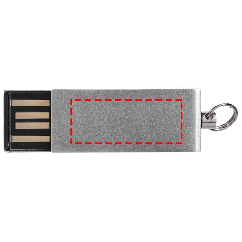 Mini Rotate USB stick - aluminium - 1-16GB - Bedrukking Mini Rotate USB stick - aluminium - 1-16GB - Bedrukking