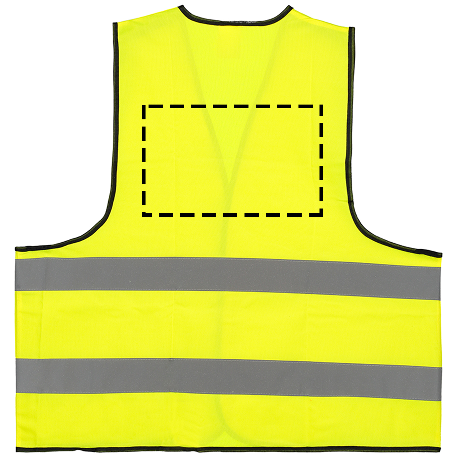 Brickstone veiligheidsvest - polyester - klittenbandsluiting - Bedrukking achterzijde Brickstone veiligheidsvest - polyester - klittenbandsluiting - Bedrukking achterzijde