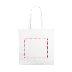 Odessa shopper - canvas - 220g/m² - 38 x 41 x 8,5 cm - brede bodem - lange hengsels - Full color (bij kleine opdruk is dit max 100cm2, oftewel 100 x 100 mm binnen dit vlak)