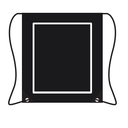 Steffi rugzak - polyester - 210D - met trekkoord - Bedrukking