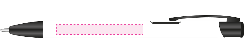 Alicante balpen - metaal - blauwe inkt - mat gekleurd - rubberised afwerking - Gravering Alicante balpen - metaal - blauwe inkt - mat gekleurd - rubberised afwerking - Gravering