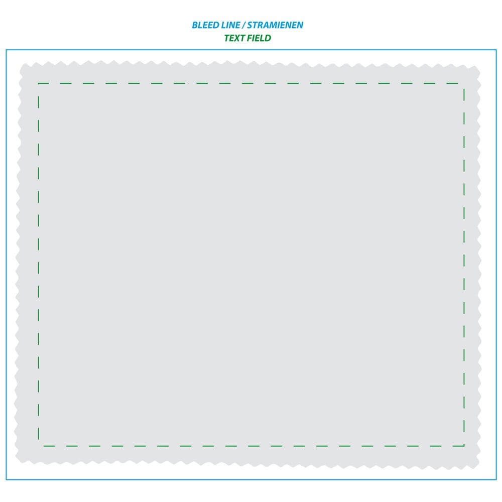 Smartphone Schoonmaakdoekje microvezel - Bedrukking voor + achterzijde 