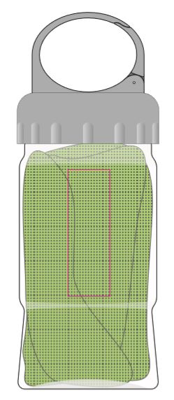 Ashton sporthanddoek - 90 x 30 cm - microvezel - in herbruikbare fles - Transparante gedeelte Ashton sporthanddoek - 90 x 30 cm - microvezel - in herbruikbare fles - Transparante gedeelte