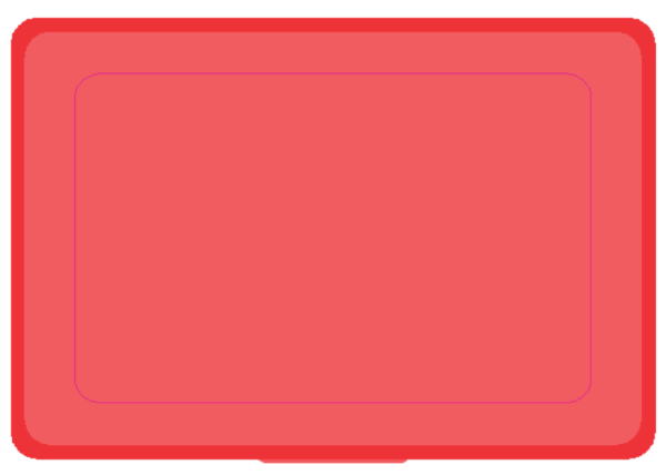 One broodtrommel 950ml - PP - buigclip sluiting - Bedrukking