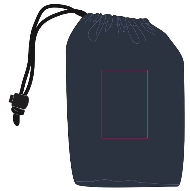 Chase sporthanddoek - 150 x 70 cm - 190 g/m² - microvezel - Zijkant