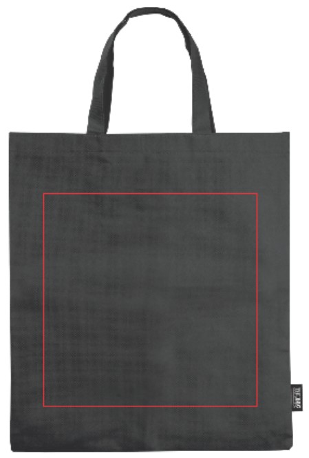 Schoudertas 42 x 38 cm - non-woven - korte hengsels - 1 t/m 4 kleuren