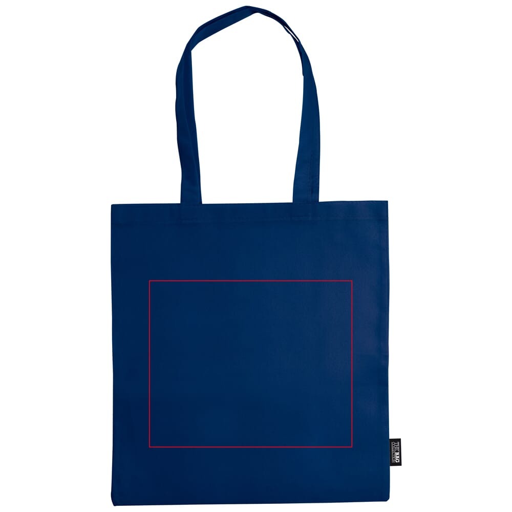 Schoudertas 42 x 38 cm - non-woven - lange hengsels - Full color