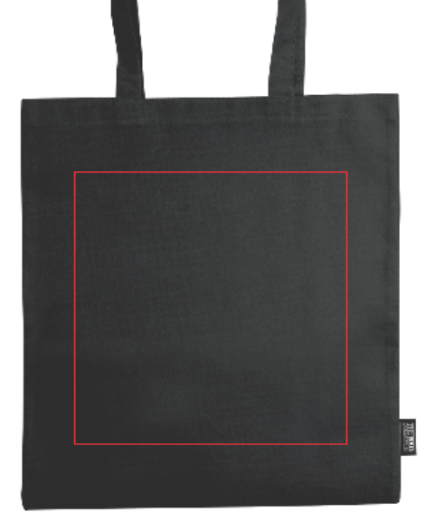 Schoudertas 42 x 38 cm - non-woven - lange hengsels - Bedrukking 