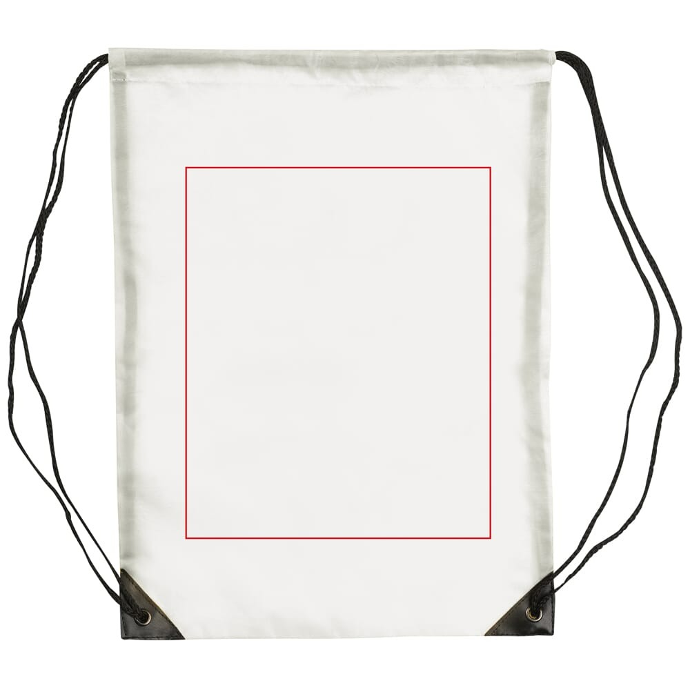 Rugzak - polyester - 210D - met trekkoord - Bedrukking voorzijde (1/2 kleuren of full color)