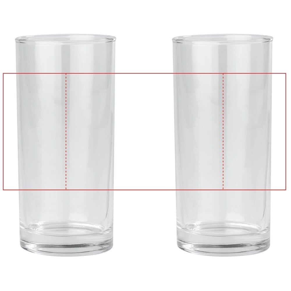 Cuba longdrinkglas 270ml - Bedrukking 1 t/m 4 kleuren (+8 werkdagen)