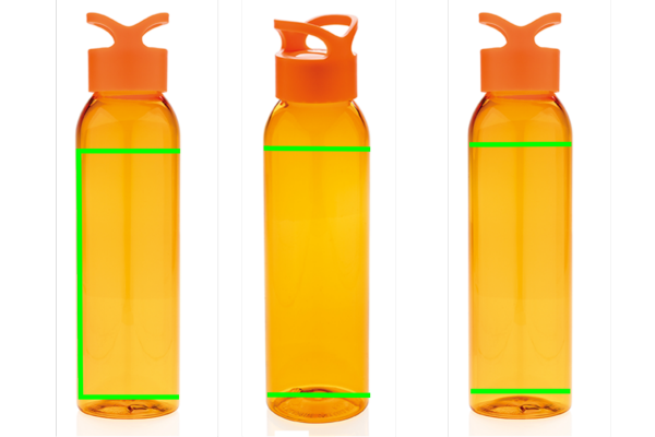 AS waterfles 750ml - kunststof - transparant gekleurd - Full color AS waterfles 750ml - kunststof - transparant gekleurd - Full color