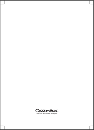 Correctbook Scratch notitieboek - A5 - uitwisbaar - met pen - Bedrukking