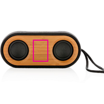 Bamboo X dubbele speaker - Bedrukking Bamboo X dubbele speaker - Bedrukking