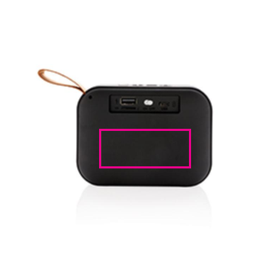 Fabric trend draadloze speaker - Bedrukking Fabric trend draadloze speaker - Bedrukking