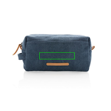 Toilettas - canvas - 3L - Bedrukking voorzijde