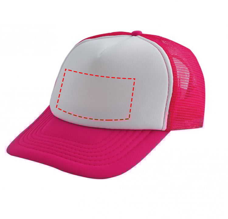 Original trucker cap - nylon en polyester - 5 panelen - foamvoorzijde met meshzijkanten - druksluiting - Bedrukking Original trucker cap - nylon en polyester - 5 panelen - foamvoorzijde met meshzijkanten - druksluiting - Bedrukking