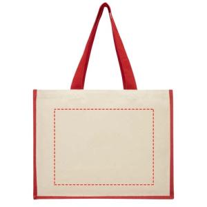 Varai boodschappentas 42.5 x 19 x 32 cm - canvas 320 g/m² - 23 L - Bedrukking 1 t/m 4 kleuren
