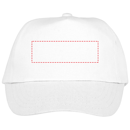 Feniks kinder cap - katoen - 5 panelen - klittenbandsluiting - Bedrukking in 1 kleur Feniks kinder cap - katoen - 5 panelen - klittenbandsluiting - Bedrukking in 1 kleur
