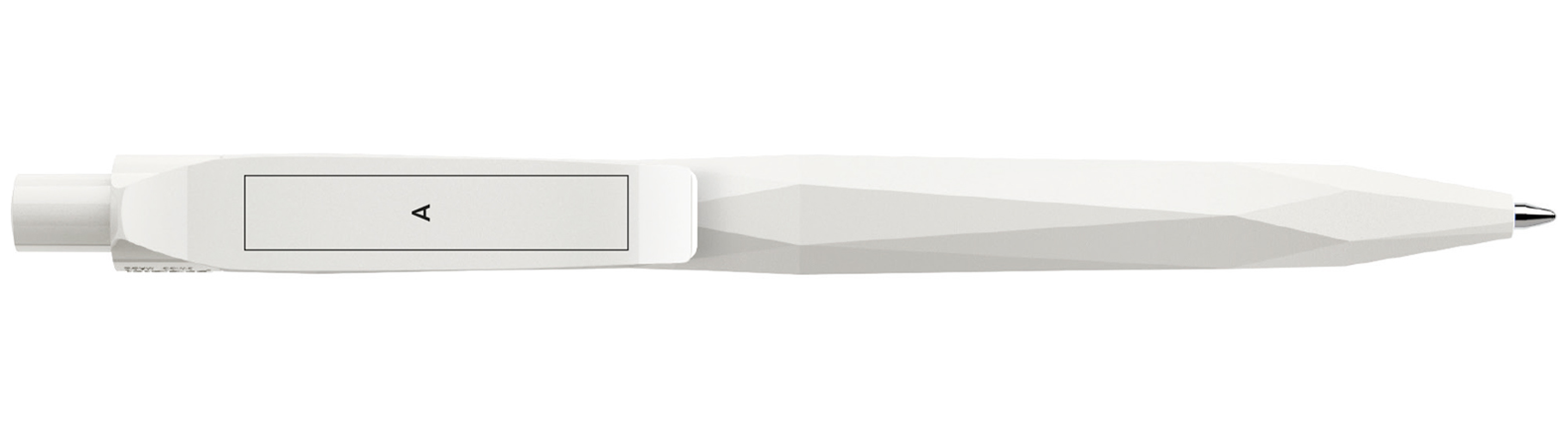 Prodir QS20 balpen - gerecycled kunststof - zwarte, blauwe inkt - soft touch - Bedrukking