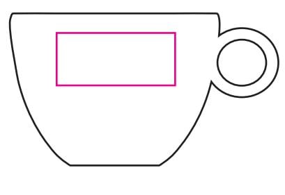 Bola koffiekopje en schotel 150ml - ABS - Bedrukking kop