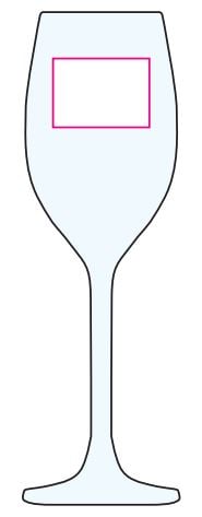 Esprit portglas 140ml - Bedrukking