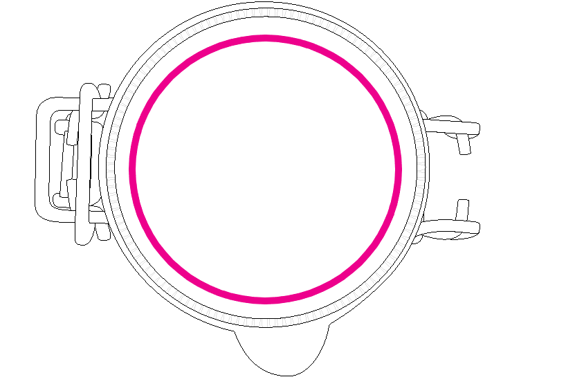 Glazen weckpot 125 ml basic - Bedrukking
