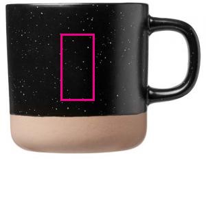 Pascal mok 360ml - keramiek - ongeglazuurde bodem - Gravering