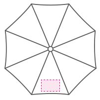 Opvouwbare paraplu rPET - Ø 97 cm - automaat - Bedrukking