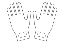 Gebreide Thinsulate Handschoenen - Borduring