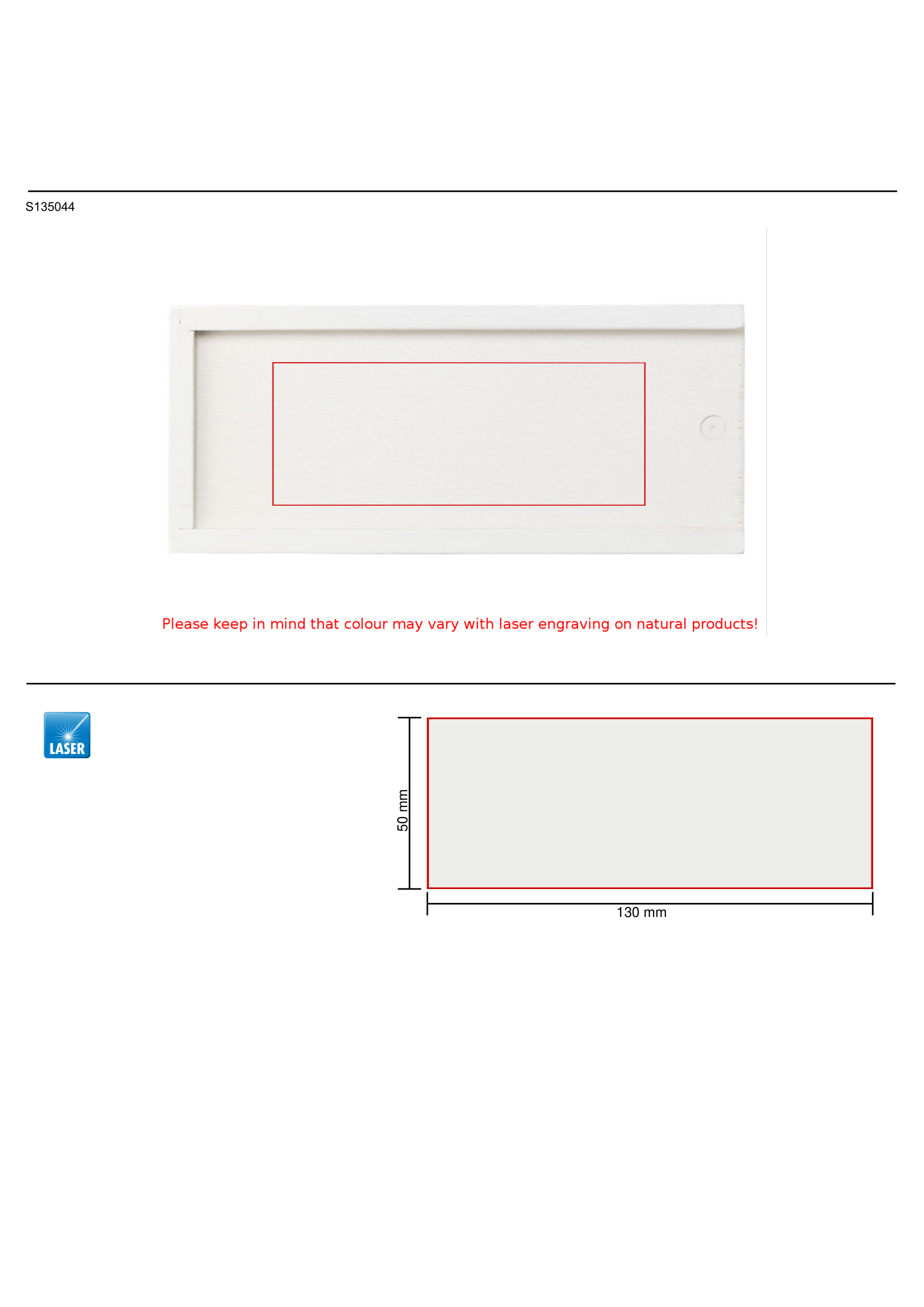 Black Mount toren spel - hout - witte opbergbox - Gravering