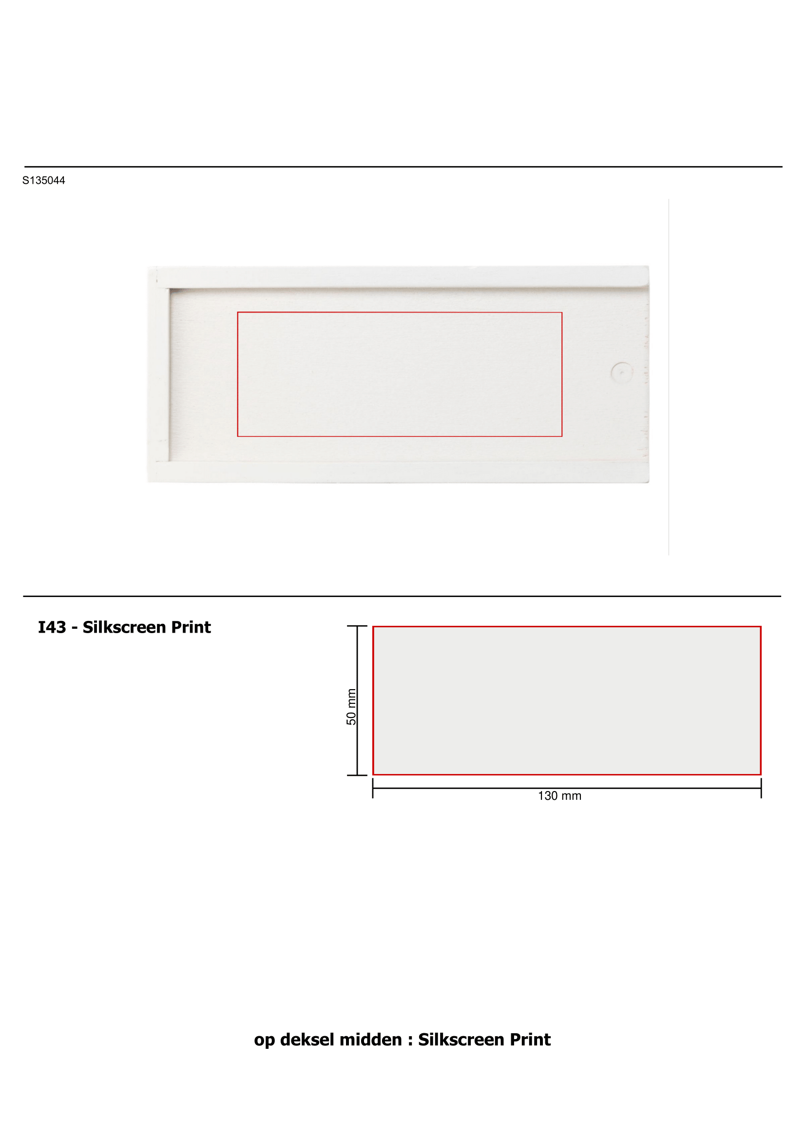 Black Mount toren spel - hout - witte opbergbox - Bedrukking