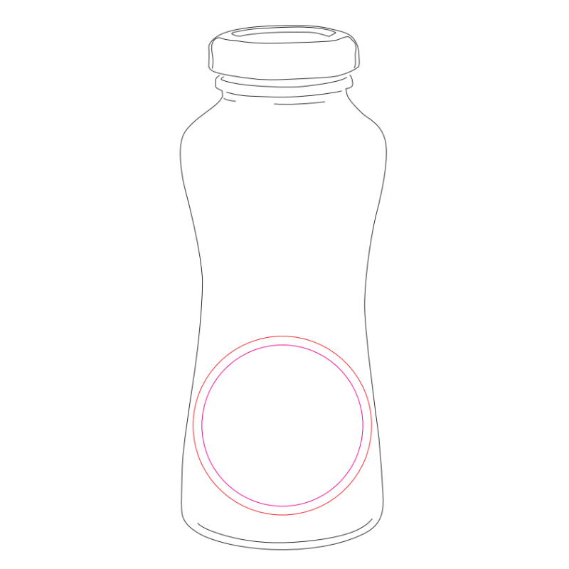 Smoothie catchy yellow - Bedrukking Smoothie catchy yellow - Bedrukking