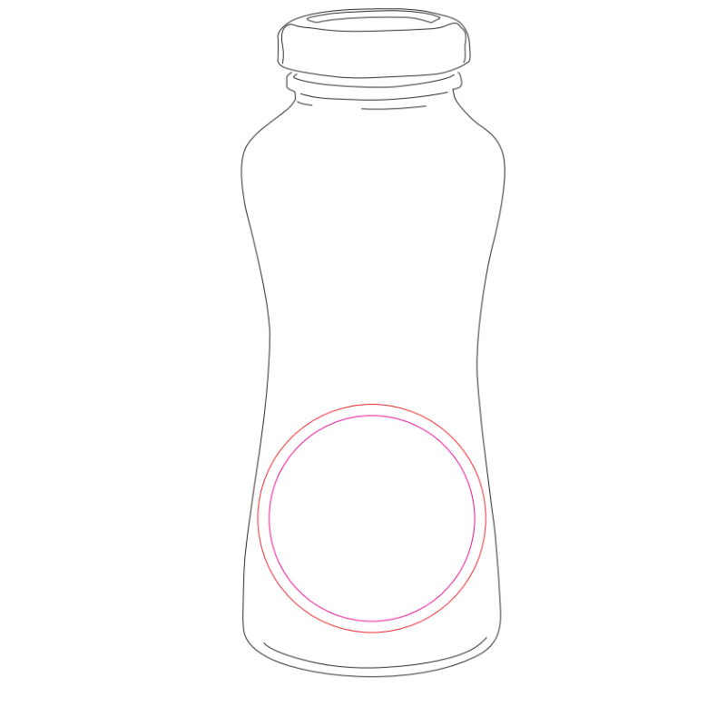 Smoothie lovely green - Bedrukking