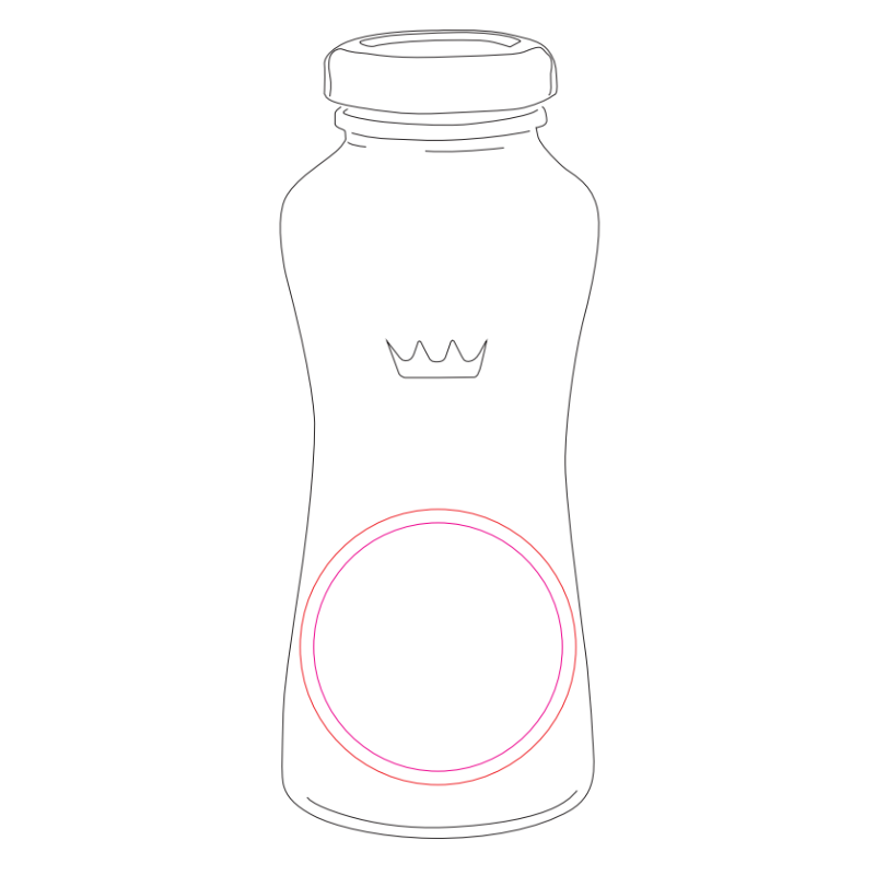 Smoothie red forest - Bedrukking