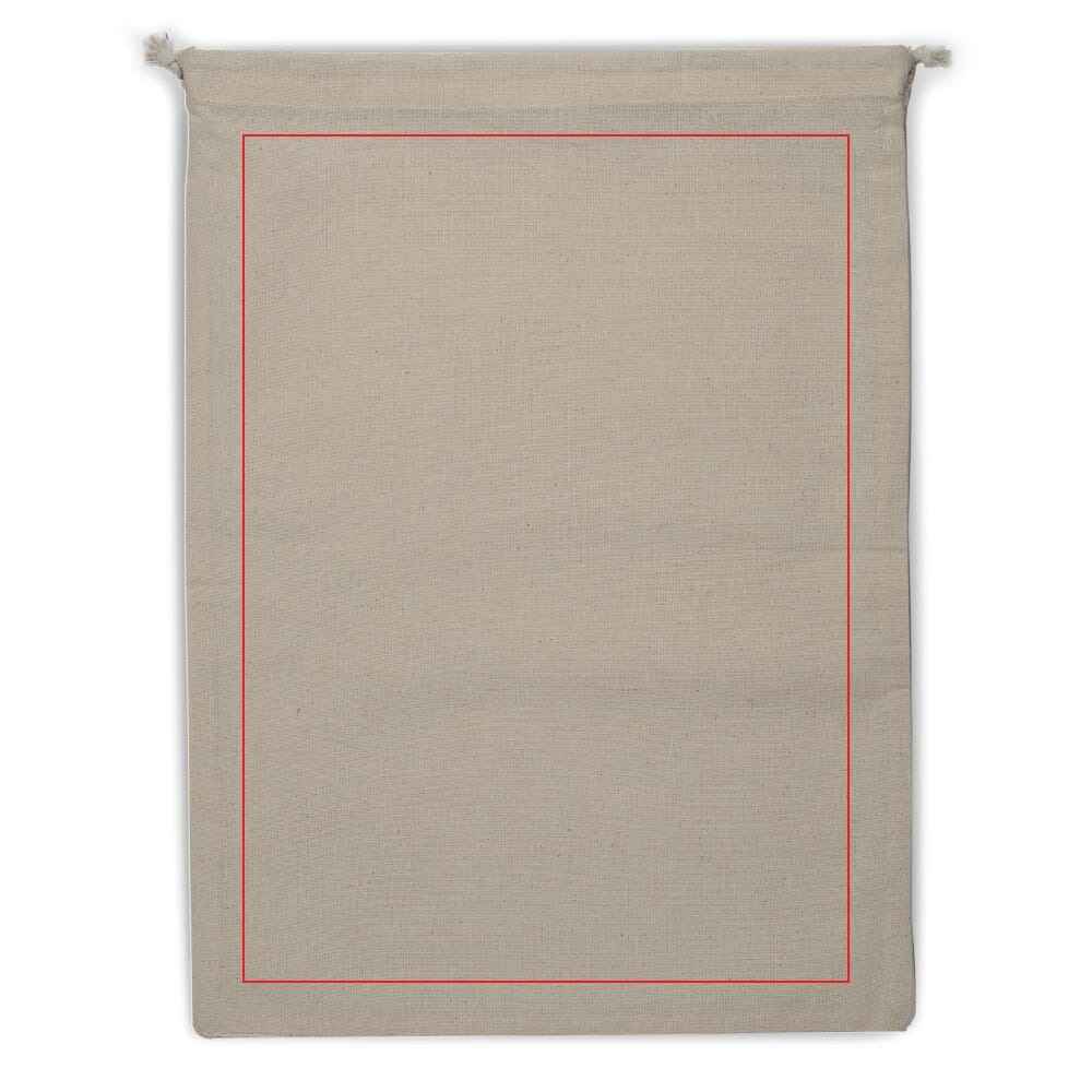 Groente en fruit zakje - katoen - 140 g/m² - 30 x 40 cm - Oeko-tex - ecru - Full color