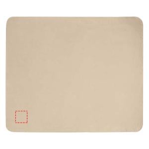 Fleecedeken - 180gr/m² - GRS - RPET - met etui - Borduring