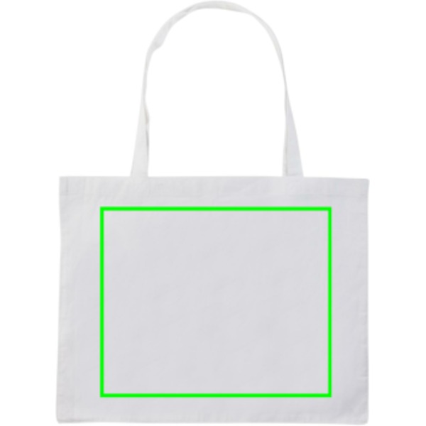 Impact Aware™ shopper - recycled canvas en polyester - 145 g/m2 - 49 x 37 x 14 cm - 27,5L - Artikel achterzijde