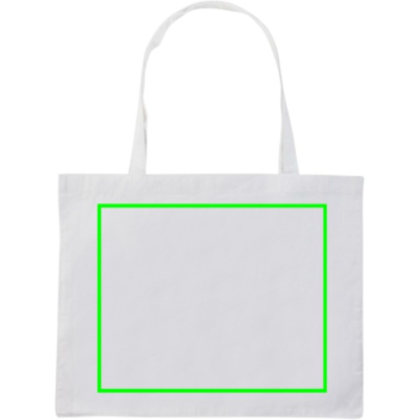 Impact Aware™ shopper - recycled canvas en polyester - 145 g/m2 - 49 x 37 x 14 cm - 27,5L - Artikel voorzijde 