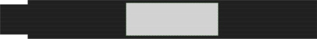 Duimstok Stabila zwart 2 meter - Bedrukking (1 kleur)