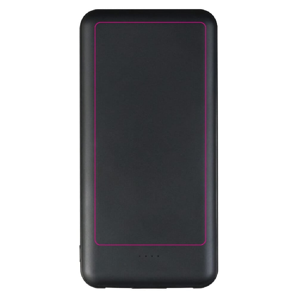 Elite powerbank - 10.000mAh - ABS - plat ontwerp - Bedrukking Elite powerbank - 10.000mAh - ABS - plat ontwerp - Bedrukking