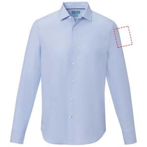 Cuprite blouse - heren - organisch katoen - 121 g/m² - lange mouwen - Schouder