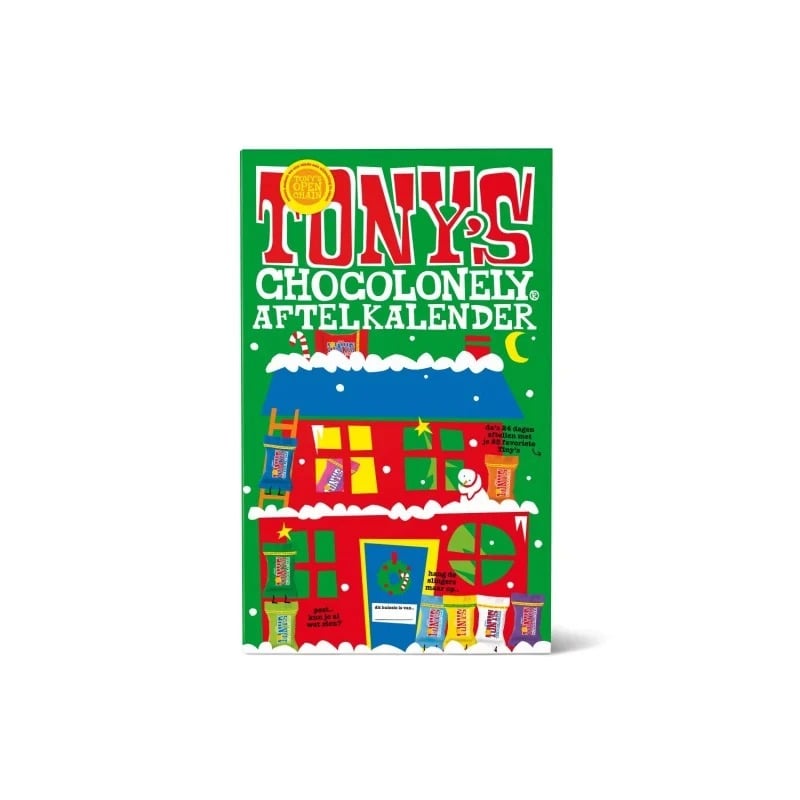 Tiny Tony's adventskalender groot - diverse smaken - zonder wikkel - Standaard uitvoering zonder sleeve