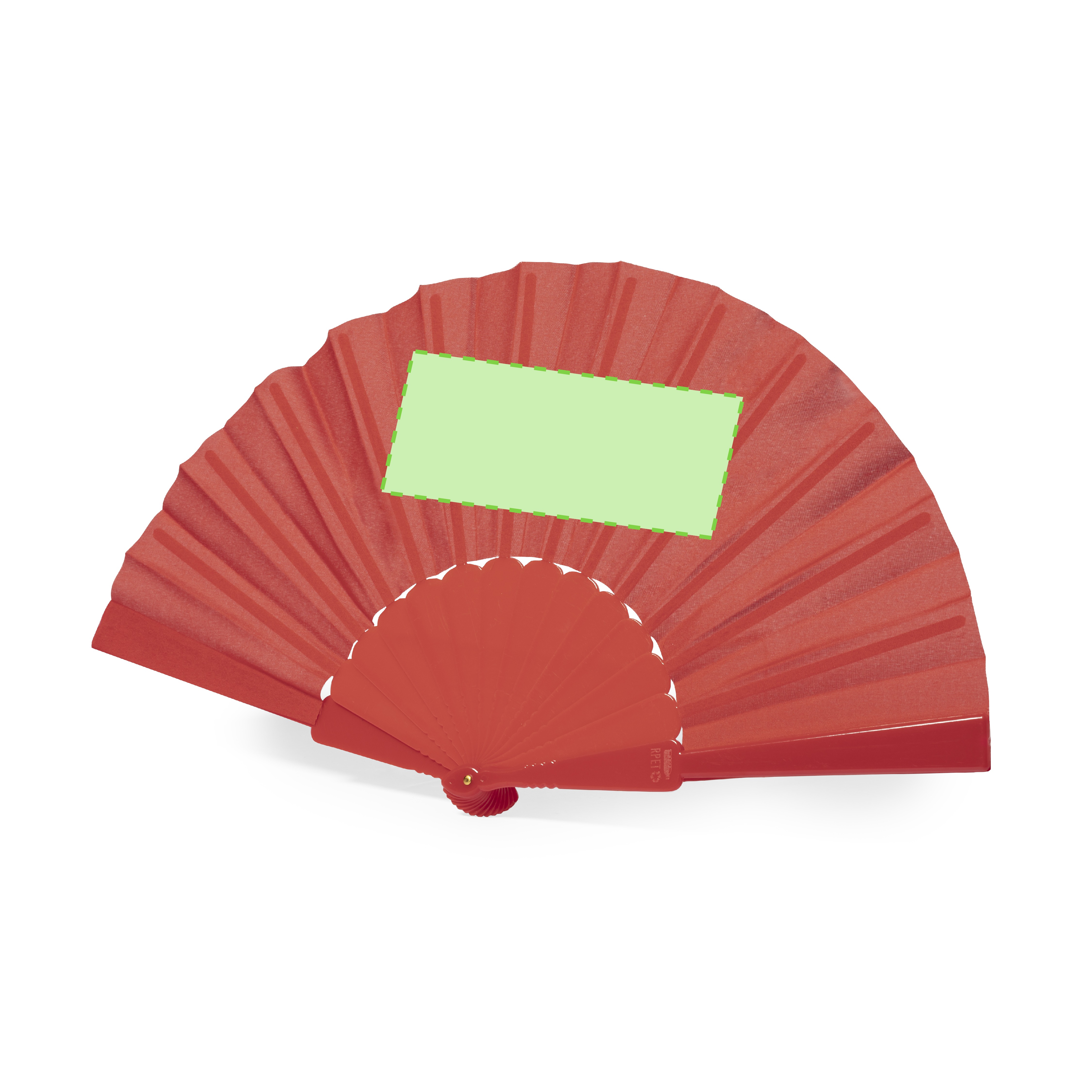 Pumik handwaaier - rPET polyester - 43 x 23 cm - verpakt in wit doosje - Bedrukking 1 kleur