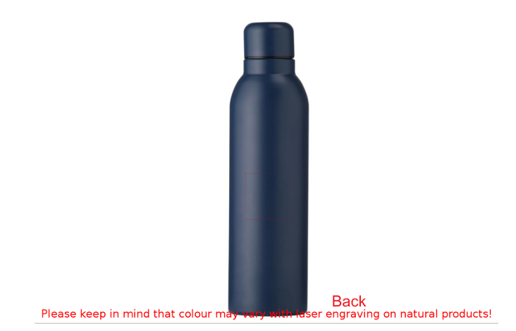 Helios Recycled Steel Bottle 470 ml thermosfles - Gravering