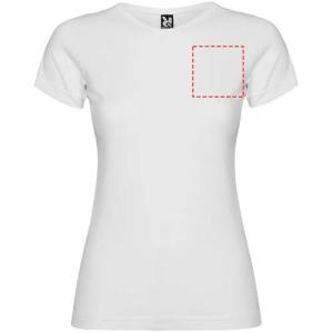 Roly Jamaica t-shirt - dames - katoen - 155 g/m2 - ronde hals - Borst